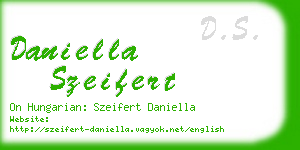 daniella szeifert business card